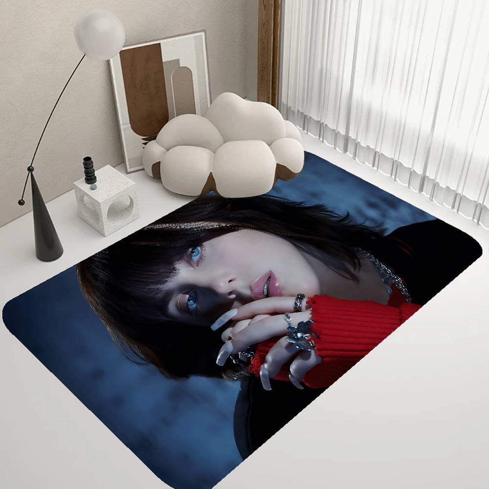 B-BillieS Singer E-EilishS Bathroom Mat Kids Room Bedroom Decoration Balcony Anti-Slip Doormat Living Room Welcome Rug