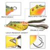 Topwater Frog Lures Měkká sada rybářských návnad pro okouny Pike Snakehead Dogfish Pižmový