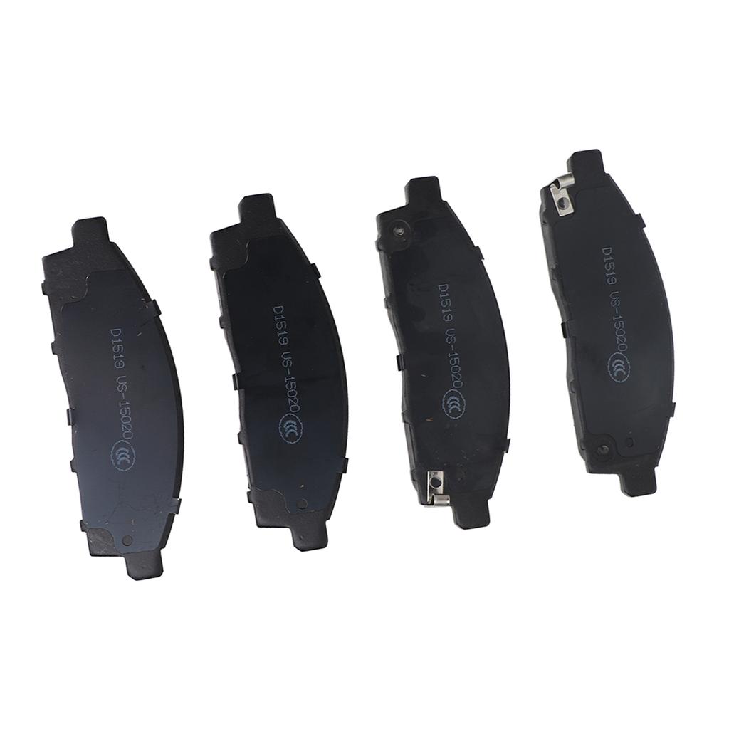 Set 4 plăcuțe de frână 4605A198 din oțel inoxidabil, ceramică, pentru camionetă Mitsubishi L200