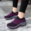 Womens Breathable Sports Shoes Smooth Platform Tennis Socks Sneakers Lightweight Athletic Footwear