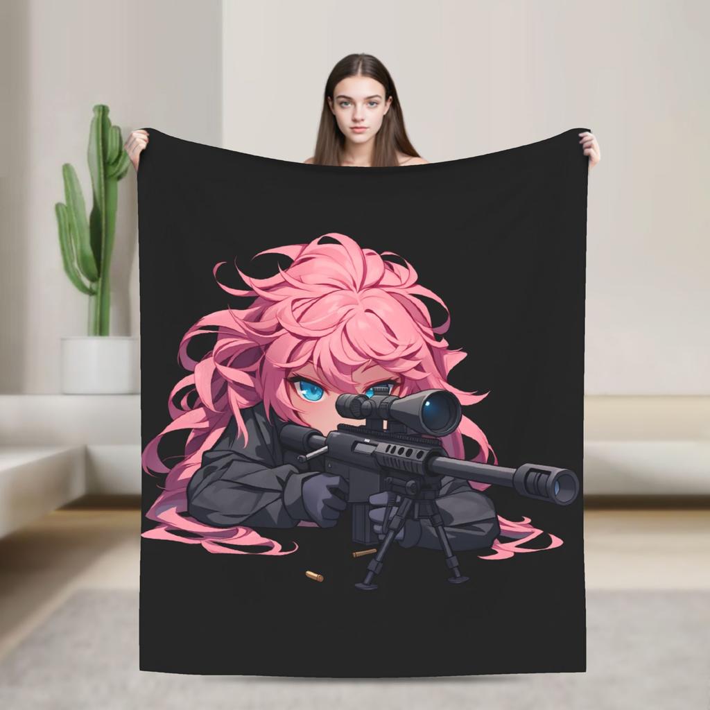 Mirai Nikki Gasai Yuno Super Soft Blankets Plush Throw Blanket Street Trend Couch Chair Flannel Bedspread Sofa Bed Cover