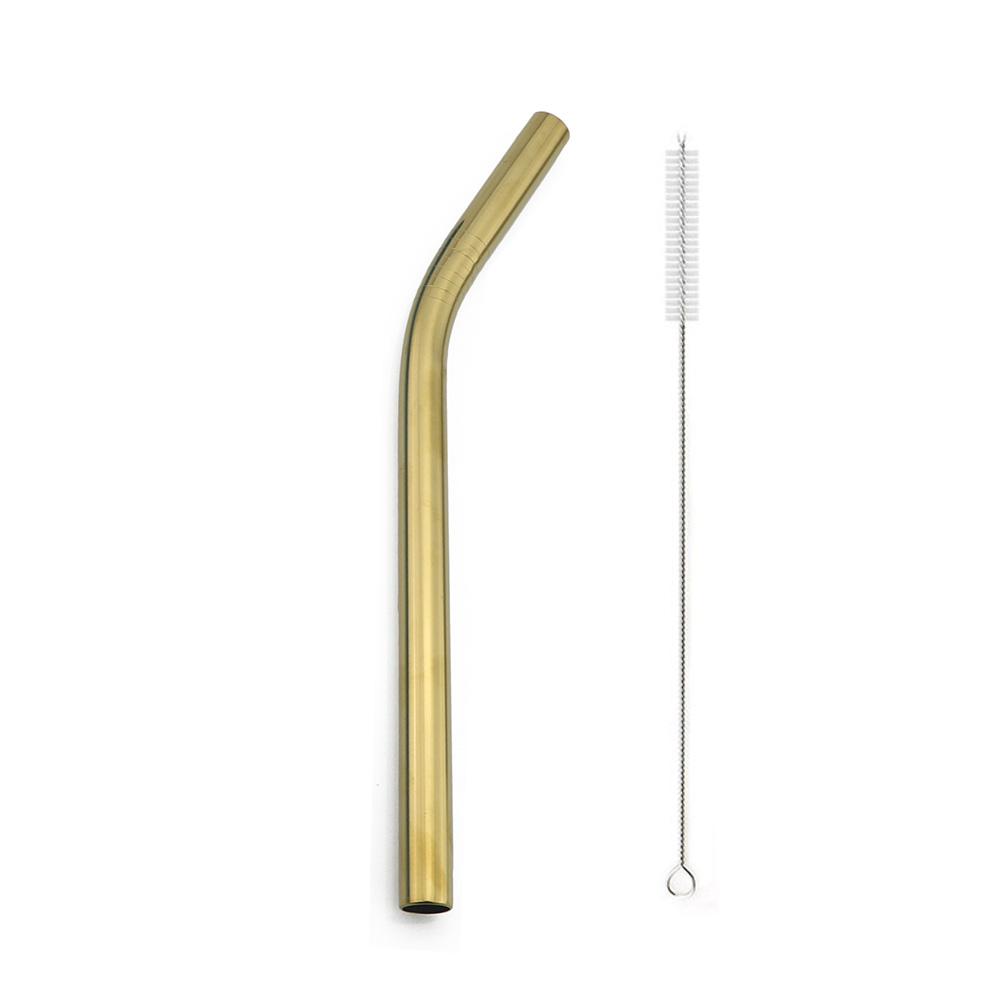 High Quality Metal Straw Stainless Steel Straw Reusable Drinking Straws Diameter 12mm Tube Smoothies Tapioca Pearls Bar Party