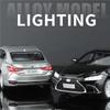 1/24 Lexus ES300h Alloy Car Model Diecasts Metal Luxy Vehicles Car Model High Simulation Sound and Light Collection Childrens Toy Gift