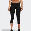 adidas Knitted Sweatpants Women's Black Moderate Slim Fit Pants CZ5076