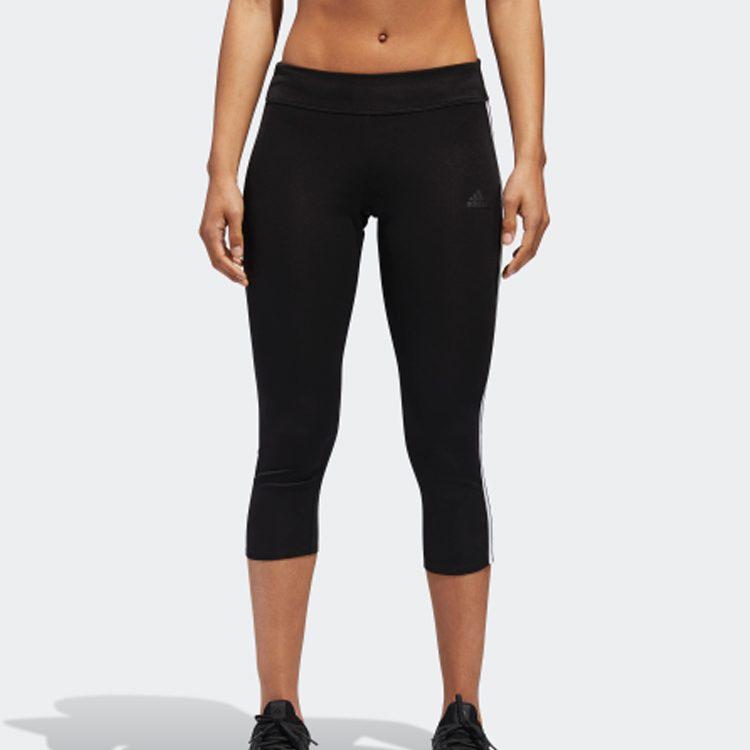 adidas Knitted Sweatpants Women's Black Moderate Slim Fit Pants CZ5076