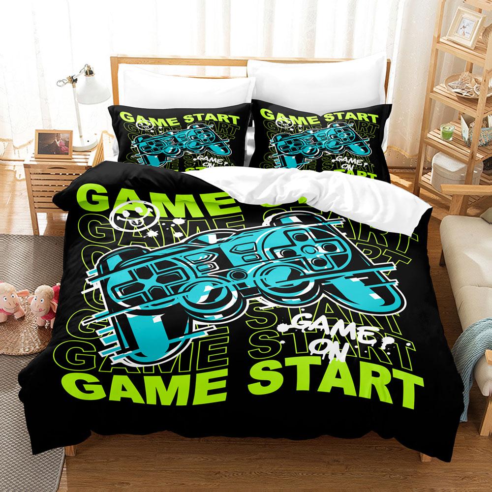 

Video Game Bedding Sets 2025 Single Double King Size Duvet Cover Set With Pillowcases No Comforter Birthday Gift For Boys EU Single135x200cm