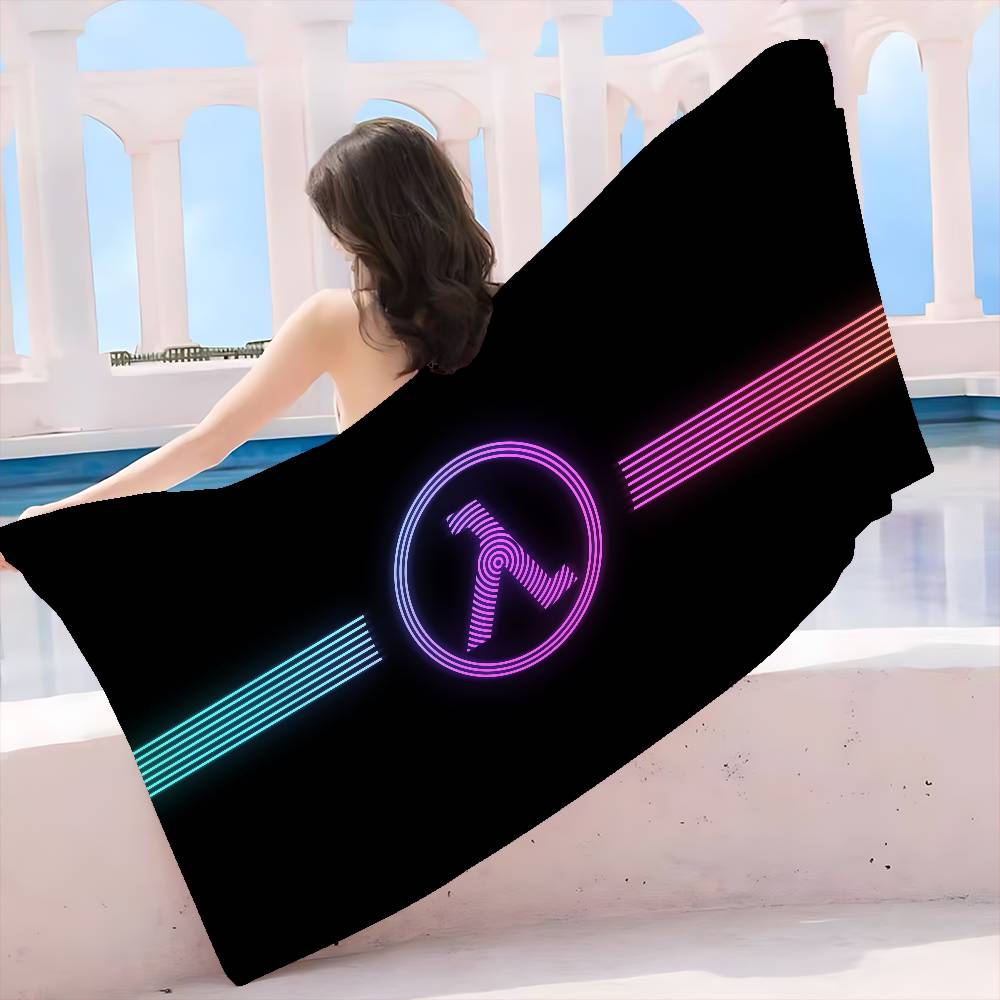 Game Half Life Microfiber Blanket Quick Drying Beach Towels Oversized Printing Super Absorbent Pool Towel Blanket