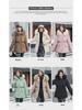 Women's Casual Mid-Length Korean Style Cotton Jacket with Fur Collar