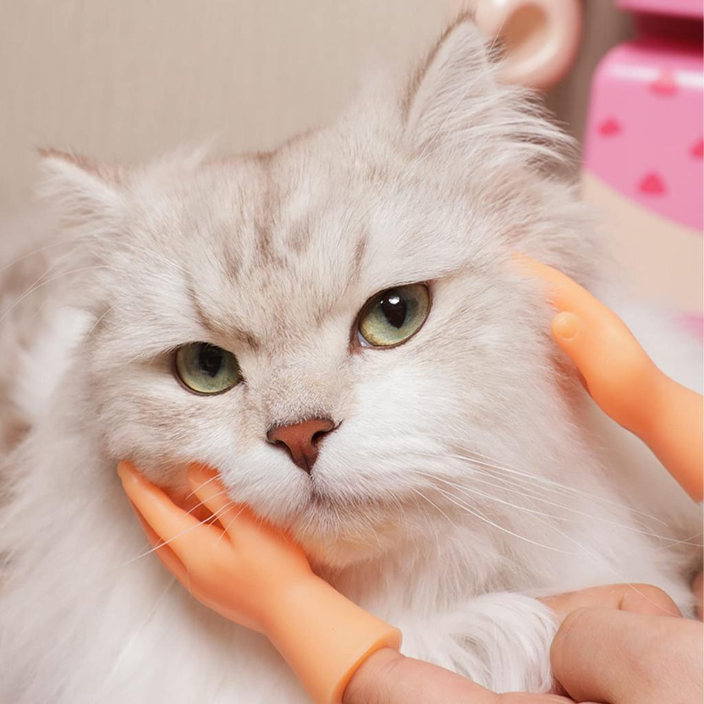 Tiny Hands Miniature Finger Little Puppets Party Favors Toys Mini Hand Pet Cat Toy Accessories