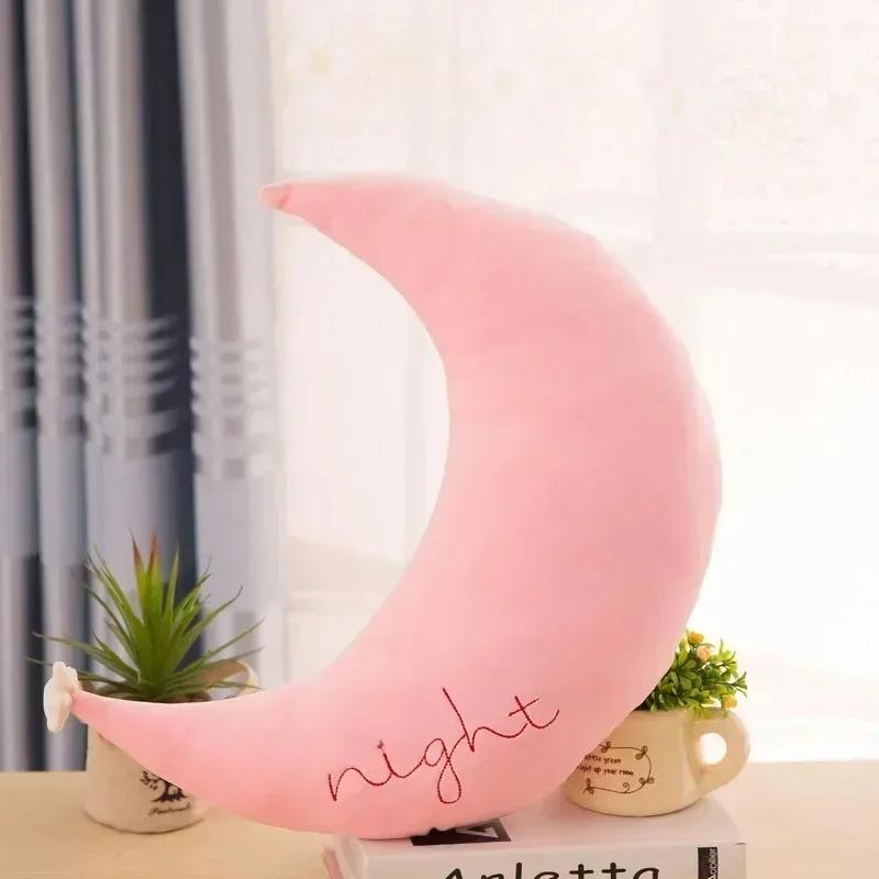 40cm Sweet Smile Wool Moon Star Cloud Plush Toy Doll Soft Sofa Car Bed Sleep Pillow Cushion Room Decor Ornament Girl Baby Gift