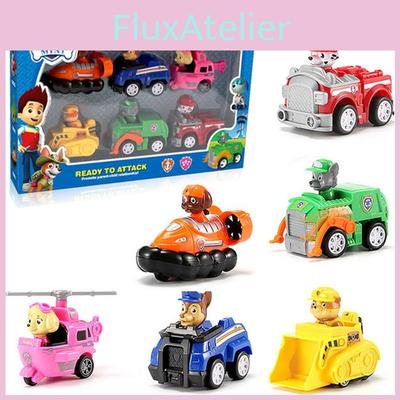 Authentic Paw Patrol Vehicles Set For Kids With Pull Back Action Perfect For Collections