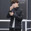 Men's Fall/Winter Short-Length Stand-Up Collar Slim-Fit Warm Jacket Youth Design Handsome Outerwear