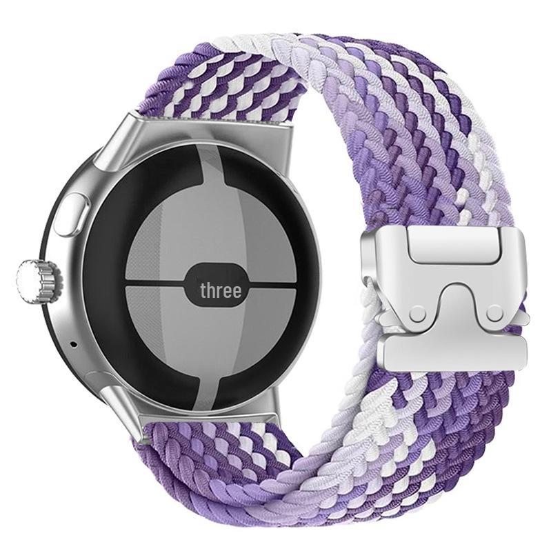 Braided Nylon Paracord Watch Band for Google 41MM/45MM