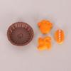 1/12 Dollhouse Simulation Mini Bread With Basket Model Dollhouse Kitchen Decoration Dolls House Dessert Shop Food Ornaments