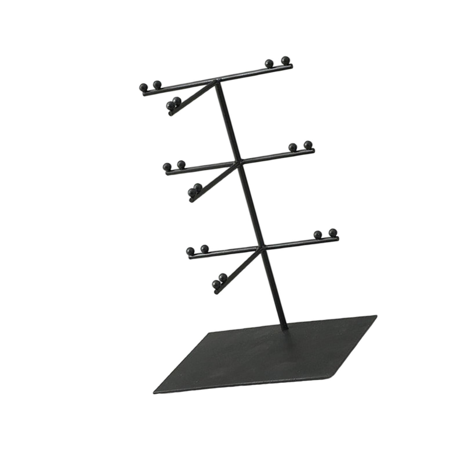 

Настольная подставка-органайзер для солнцезащитных очков, экономящая место, держатель для очков, стойка для демонстрации очков для стола или комода чёрный