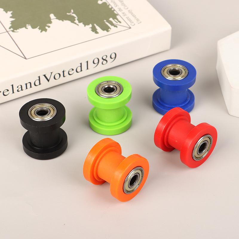 8mm reťazový valčekový posúvač napinák koleso napinák vodítko reťazový valčekový kladkový blok pre motocykel motokros dirt bike