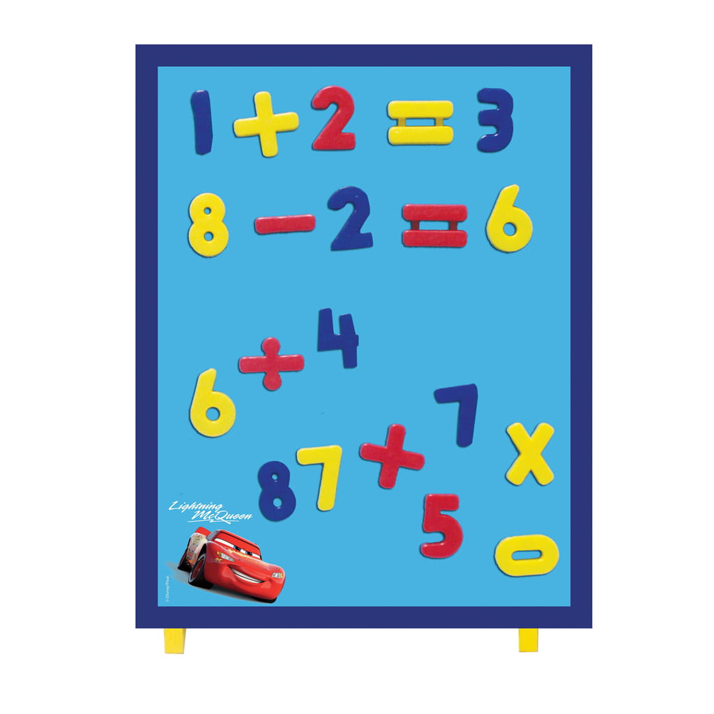 Diakakis Double-Sided Magnetic Board With Numbers - Cars - Promotion