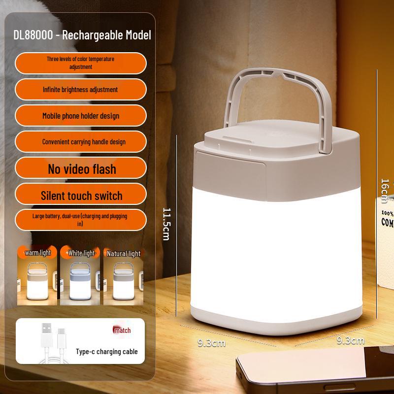 Remote Charging Touch Night Light for Postpartum Baby Feeding, Eye Protection, Bedside Lamp, Sleep/Wake-Up Light