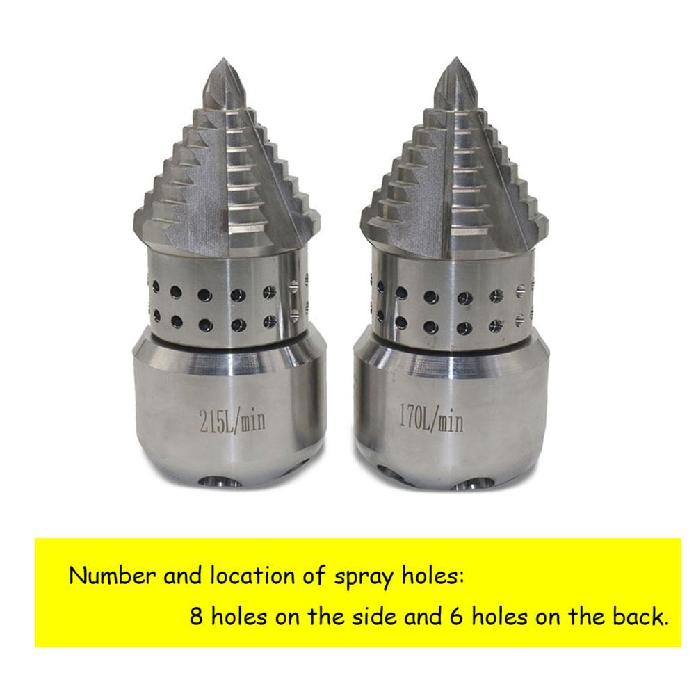 1 Pcs High-pressure Rotating Nozzle Internal Thread 1Inch 3kg Sewer Cleaning Nozzle Cleaning Sewer And Sewage Cleaning