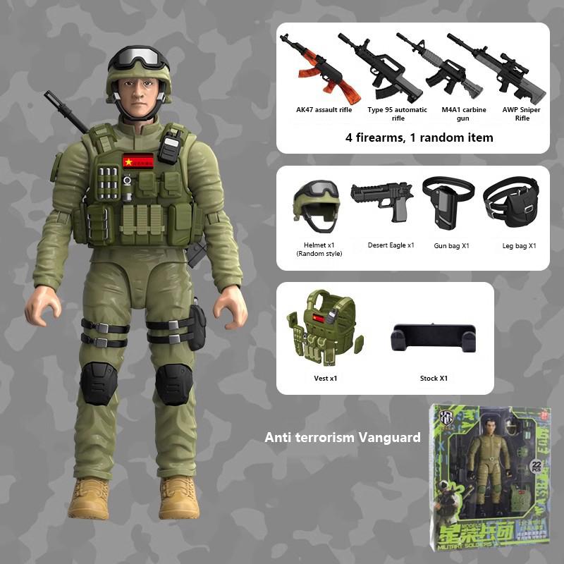 Special Forces Model Toy Soldiers With Removable Joints Action Figure Set Home Ornament Birthday Gift For Kids