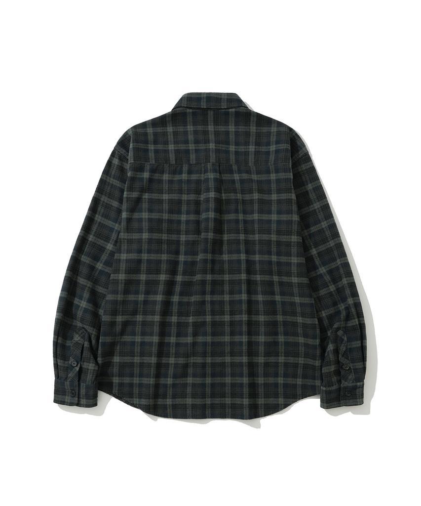 SIIIIDO Luca Vgd Soft Green Check Shirt #1