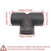 42mm/60mm/75mm/90mm Parking Heater Exhaust T Pipe Connectors Air Vent Ducting Outlet Parts For Eberspacher Webasto