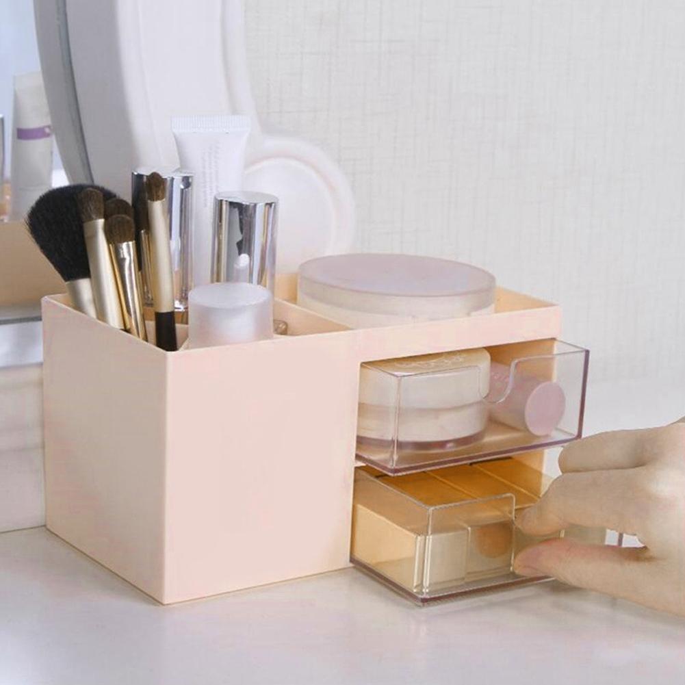 Desktop Multifunction Drawer Jewelry Stationery Storage Box Container Makeup Case Holder   Home