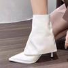 Sexy High Heels Ankle Boots for Women's Pointed Toe Shoes Designer  Elegant Pumps Winter Boots New Pumps Luxury Ladies Boots