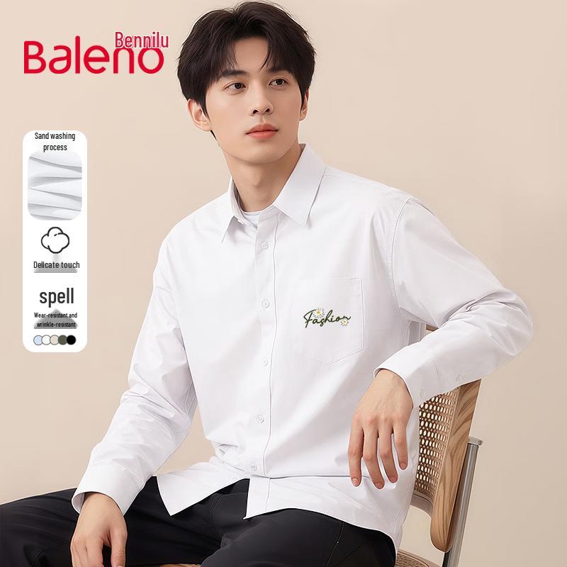 Baleno Men s Casual Long Sleeve Shirt 3XL