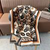 Travel warm thickened double-sided cashew jacquard imitation cashmere scarf temperament versatile retro shawl spring and autumn