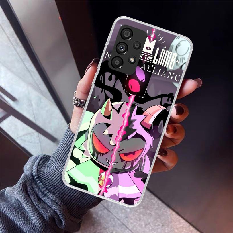 Game C-Cult Of The Lamb Phone Case For Samsung Galaxy A52 A51 A50S A32 A22 A12 A02S A72 A71 A31 A70 A30S Note 20 Ultra 10 Plus S