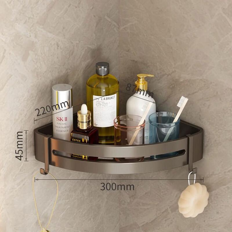 CMAOS Wall-Mounted Bathroom Corner Storage Shelf
