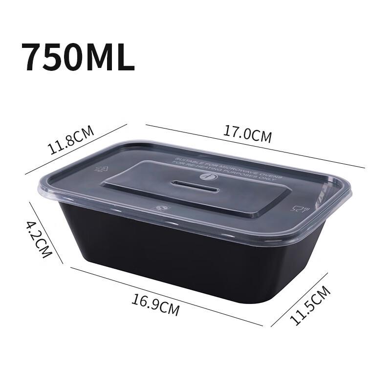Zeba Disposable Plastic Meal Prep Containers