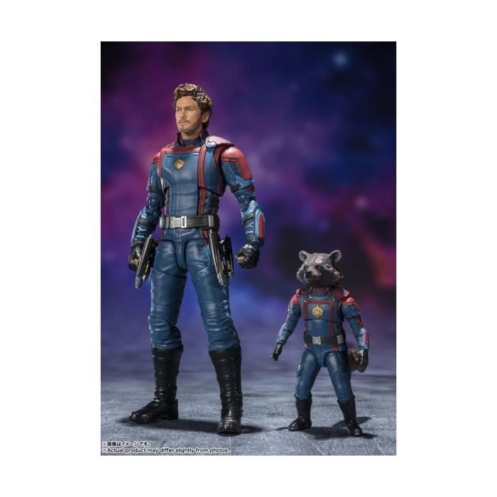 Figurines S.H. Figuarts Star Lord &; Rocket Raccoon - Bandai Tamashii Nations - Guardians of the Galaxy Vol. 3