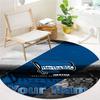 Hertha BSC Custom Name Round Area Rug,Carpet Rug for Living Room Bedroom Sofa Playroom Decor,Non-slip Floor Mat