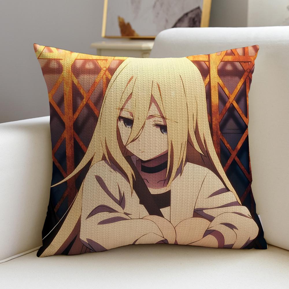 Dark AAngels of DeathS Cushion Cover Breathable and skinfriendly linen pillowcase square removable and washable cushion