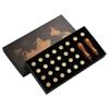 Wax Seal Stamp Gift Box Set 26 Letters Sealing Wax Stamps with 2pcs Wooden Handles Wax Stamp Kits for Cards Envelopes