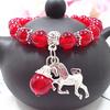 Amethyst Chalcedony Bracelet, Women's Diamond Bell Bracelet, Pendant, Bracelet, Handmade Beaded Jewelry