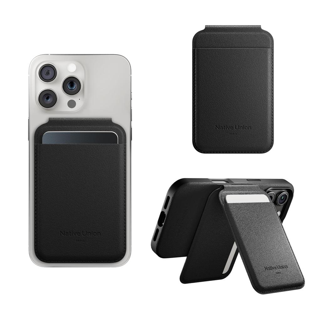 Suport activ pentru portofel Suport magnetic cu suport pentru card MagSafe pentru iPhone 12 Super sigur și ultra subțire Conține 4 carduri Material durabil și reciclat