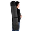 Outdoor Fishing Rod Pole Reel Lures Box Tackle Storage Bag   Shoulder Strap (Black)
