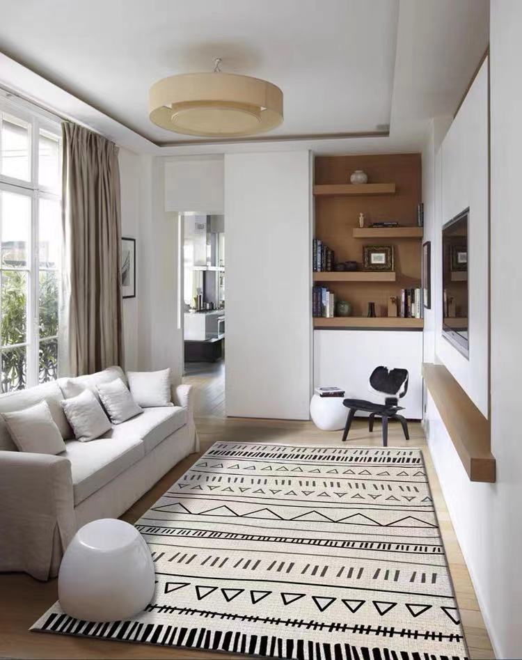 Living Room Carpet Coffee Table Carpet Bohemian Nordic Style Bedroom Bedside Mat Entrance Door Mat