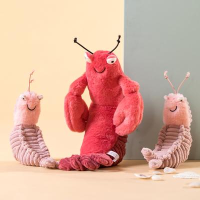לארי חמוד שרימפס שלדון סרטן סרטן נהריים צעצועי בובת קטיפה חיות ממולאות רכות צעצועי קטיפה ליום הולדת