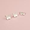 S925 Sterling Silver Butterfly Bead String Jewelry for DIY Handmade Braided Rope