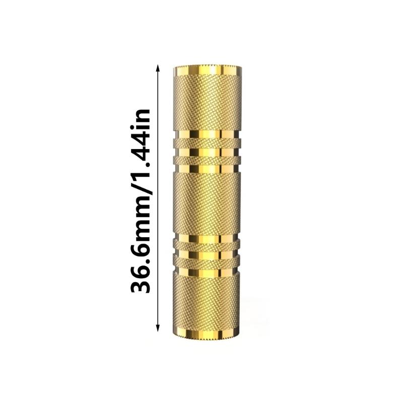 High Fidelitys Sound Quality 3.5mm Stereo Plugs Female to Female Adapter 3.5mm Plugs Coupler Easy To Use & Portable