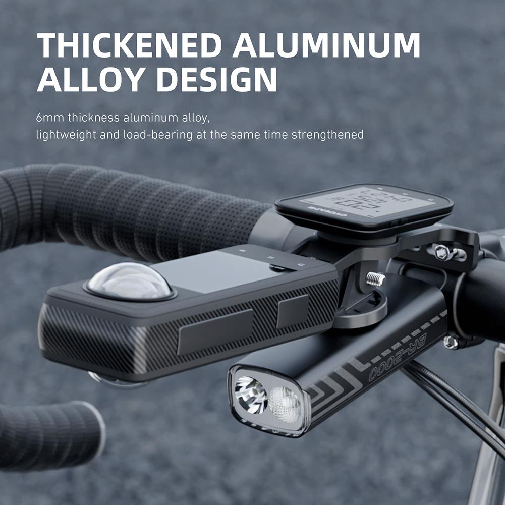 Fahrrad-Stoppuhr-Halterung Aluminiumlegierung Leichtgewichtige Fahrradcomputer-Halterung Leichte Fahrrad-Tachometer-Halterung für Fahrradzubehör