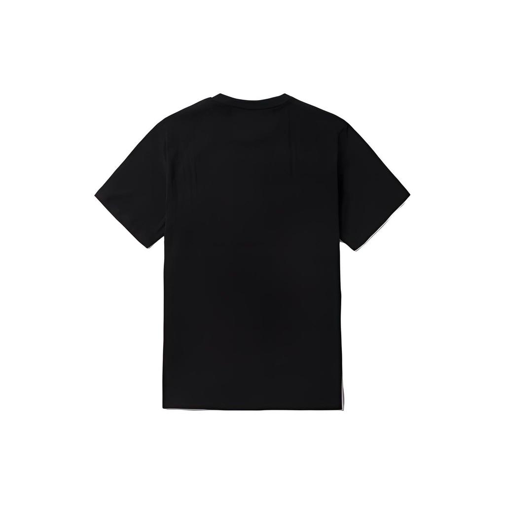 Timberland Letter Logo Print Short Sleeve T-Shirt Unisex Tops Black A5VNW-001