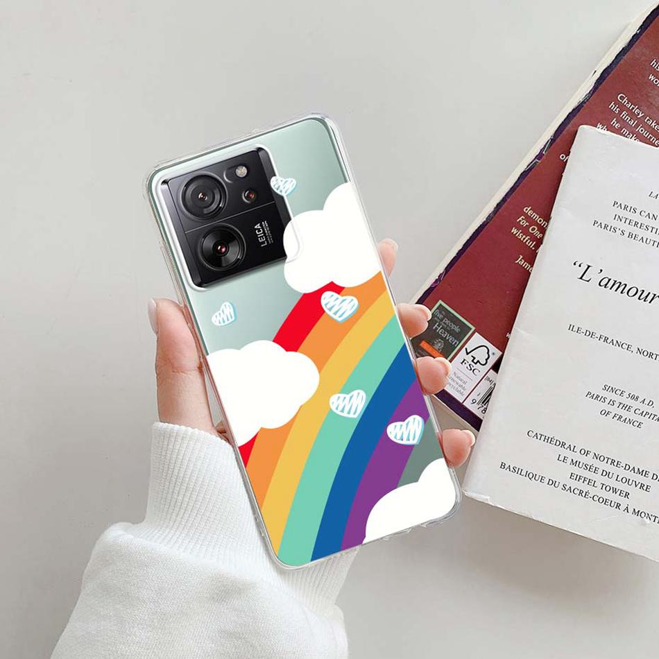 For Xiaomi 13T Pro Case Clear Coque Soft Silicone Transparent TPU Cover For Xiaomi Mi 13T Pro Phone Case For Xiaomi Mi 13T Funda