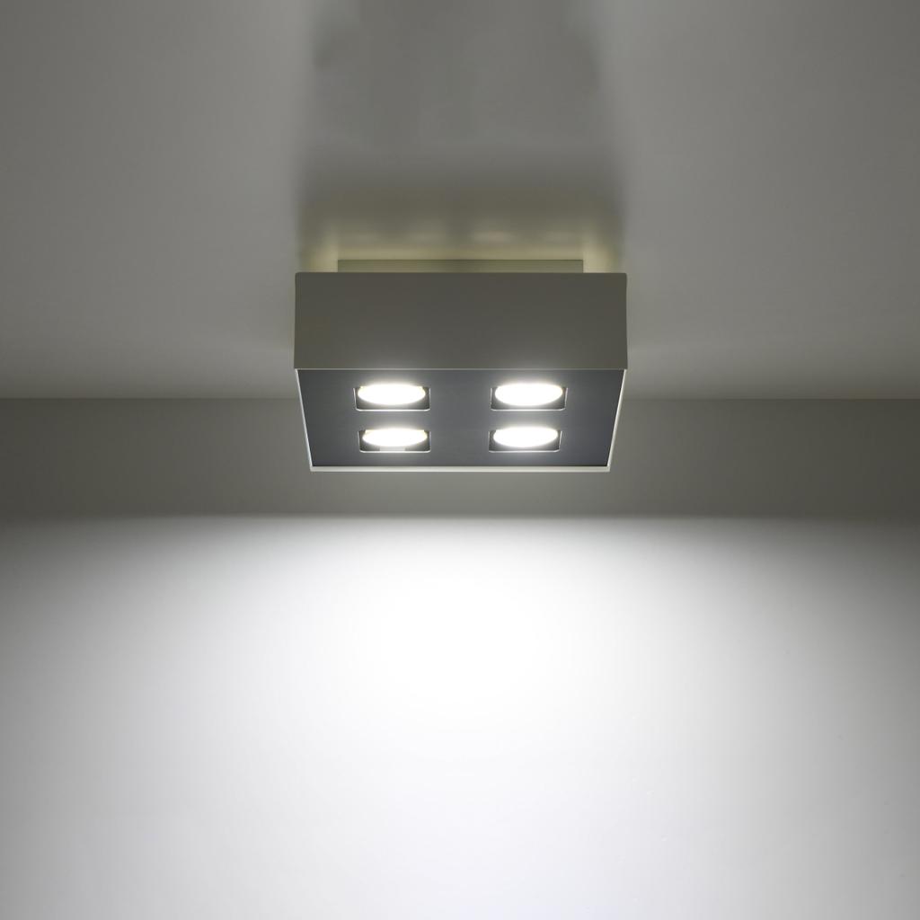 Plafon Zircon 4 Gu10 Biały Lumilo 00.169.69