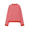 Za New Fall Women's Clothing 2025 Fashion Wind Stylish Fashion V Neck Stripes Loose Knitted Cardigan Outwear