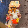 Kawaii Anime Miffy Rabbit Keychain Doll Cutegirlish Cartoon Creative Diy Keychain Schoolbag Girl Gift